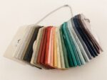 Small wooden tags hand painted with clay furniture paint