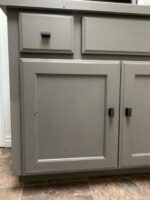 bathroom cabinets painted in gray brown clay furniture paint