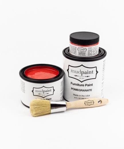 pomegranate clay furniture paint from MudPaint