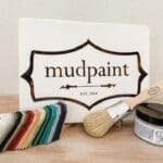 MudPaint Retailer Sign with Easel