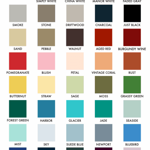 MudPaint Clay furniture paint standard color card 2023