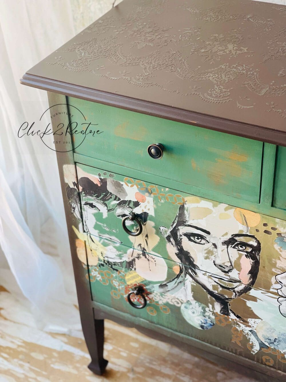 Beautiful & Rich Dark Brown Furniture Paint Walnut Clay Paint